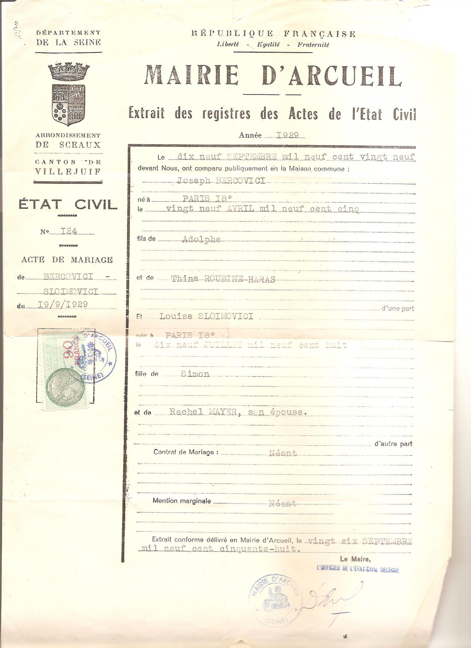 Documents off ACTE MAIRIE 001